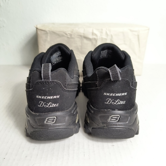 Skechers Black Sneakers Shoes Women's Size 6 Sport Casual - Picture 4 of 7